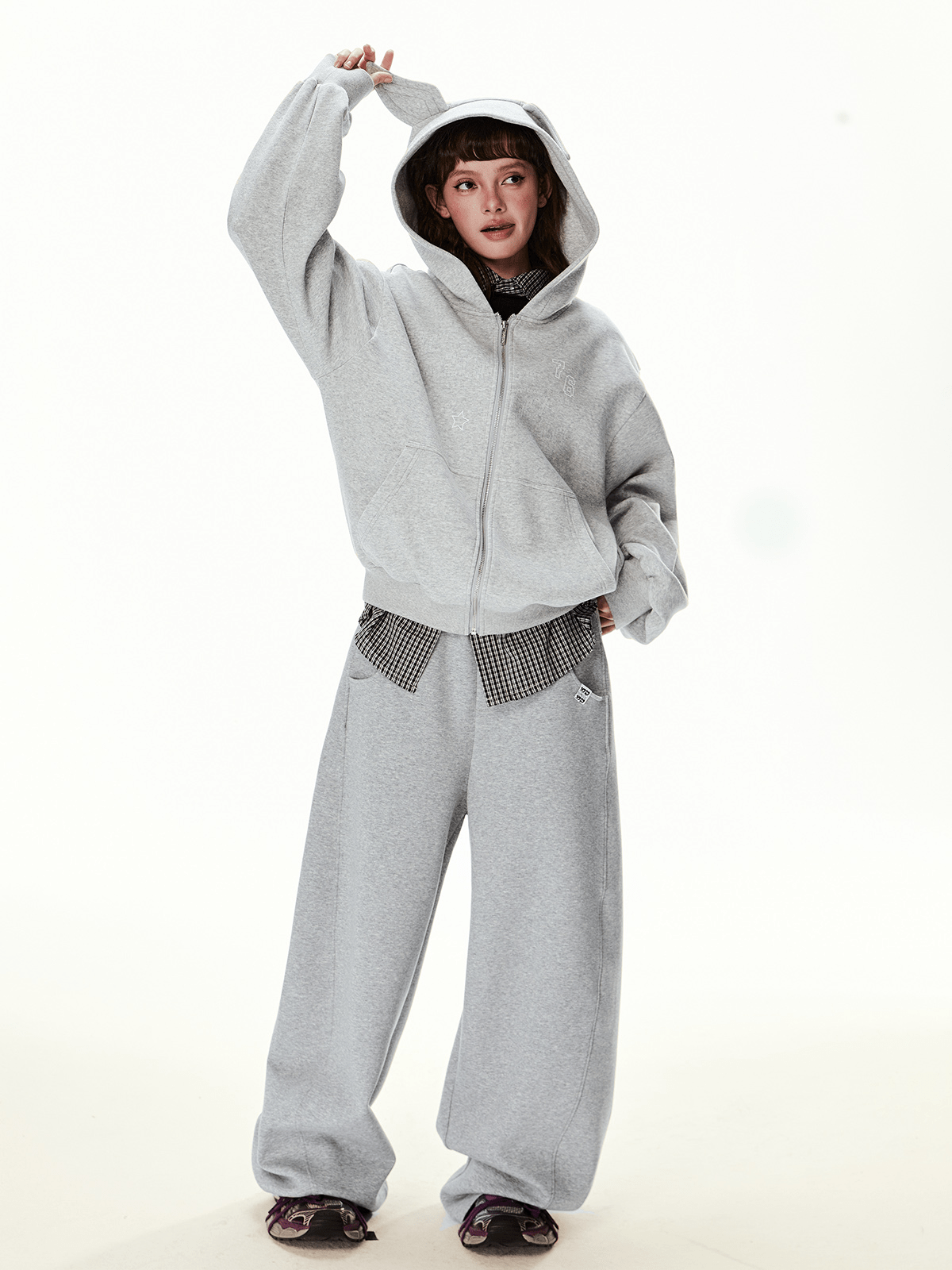 Deconstructed Wide - Leg Sweatpants - COPPING THREADS - CT Select