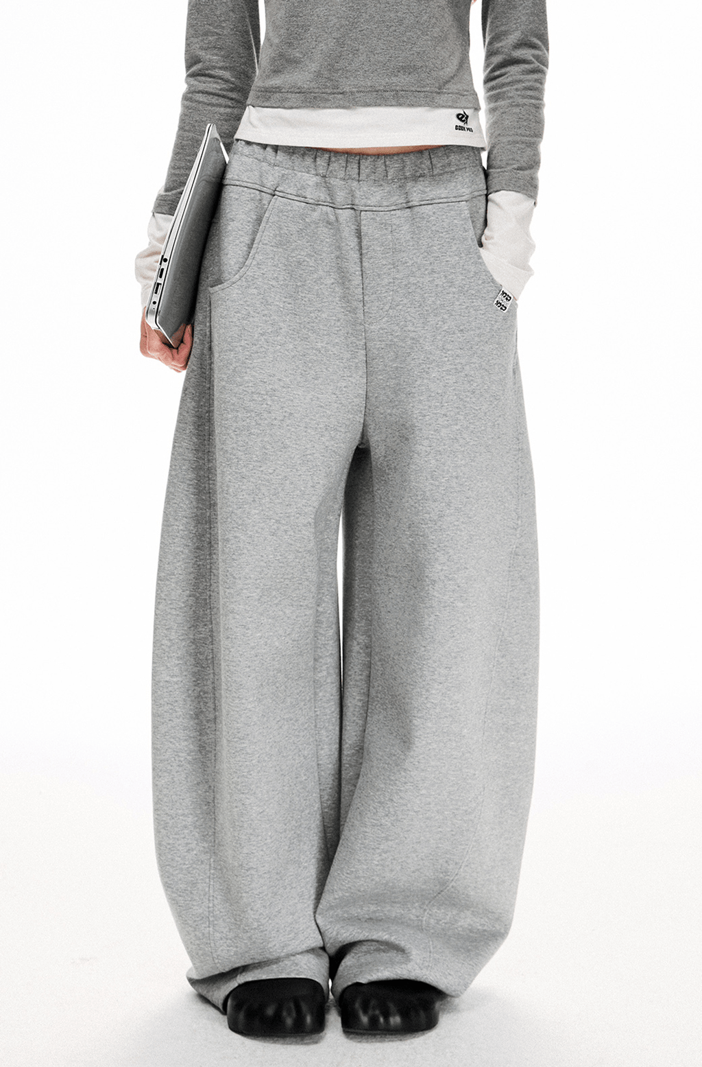 Deconstructed Wide - Leg Sweatpants - COPPING THREADS - CT Select