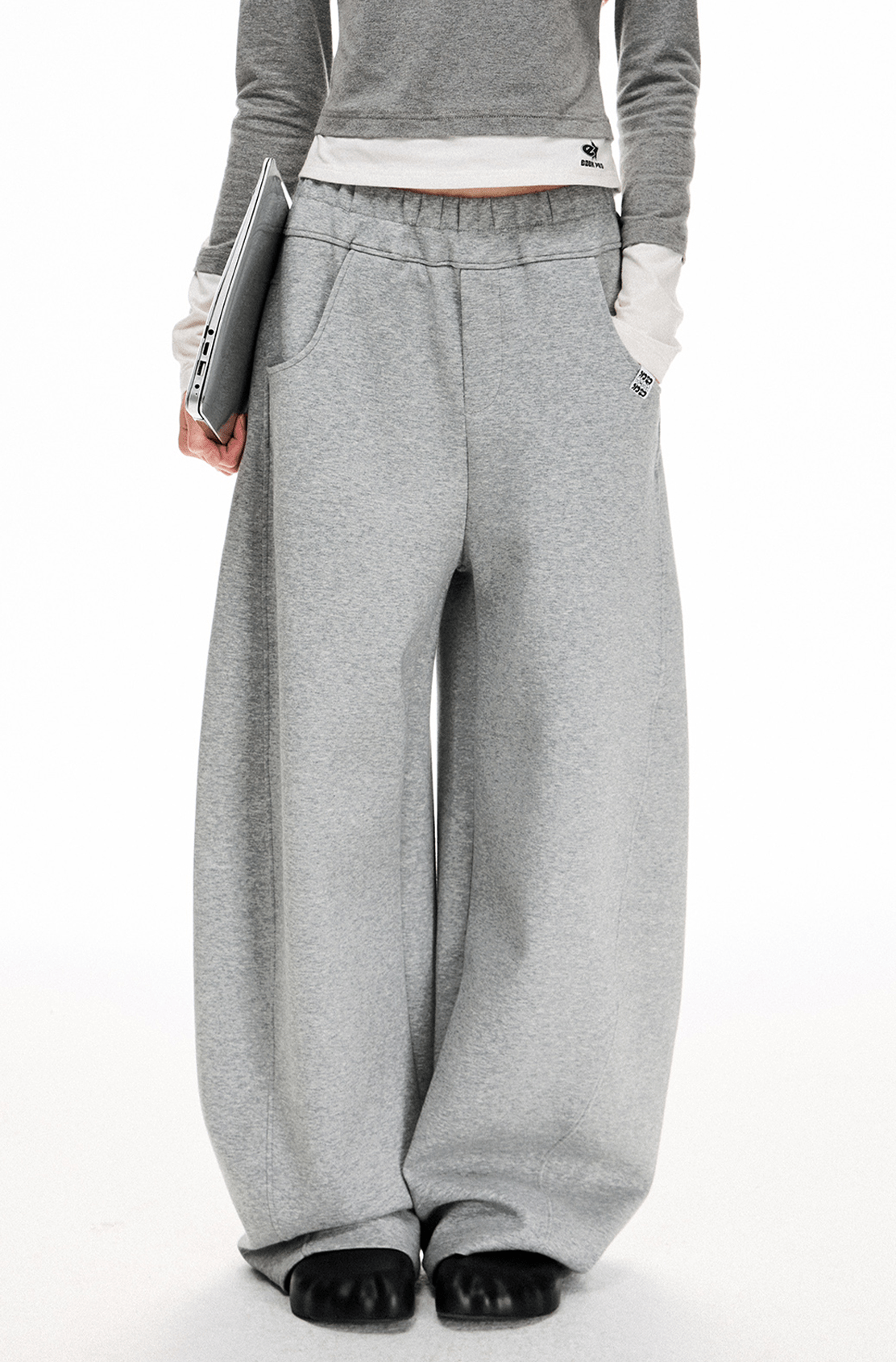 Deconstructed Wide - Leg Sweatpants - COPPING THREADS - CT Select