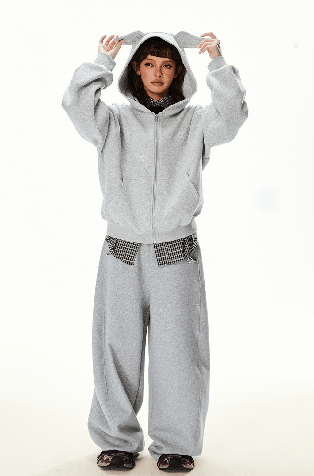 Deconstructed Wide - Leg Sweatpants - COPPING THREADS - CT Select