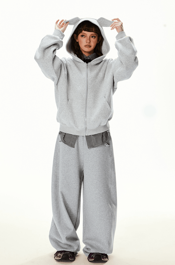Deconstructed Wide - Leg Sweatpants - COPPING THREADS - CT Select