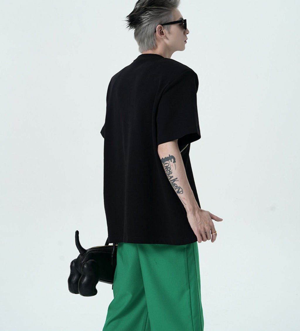 Deconstructed Zipper Tee - COPPING THREADS - CT Select