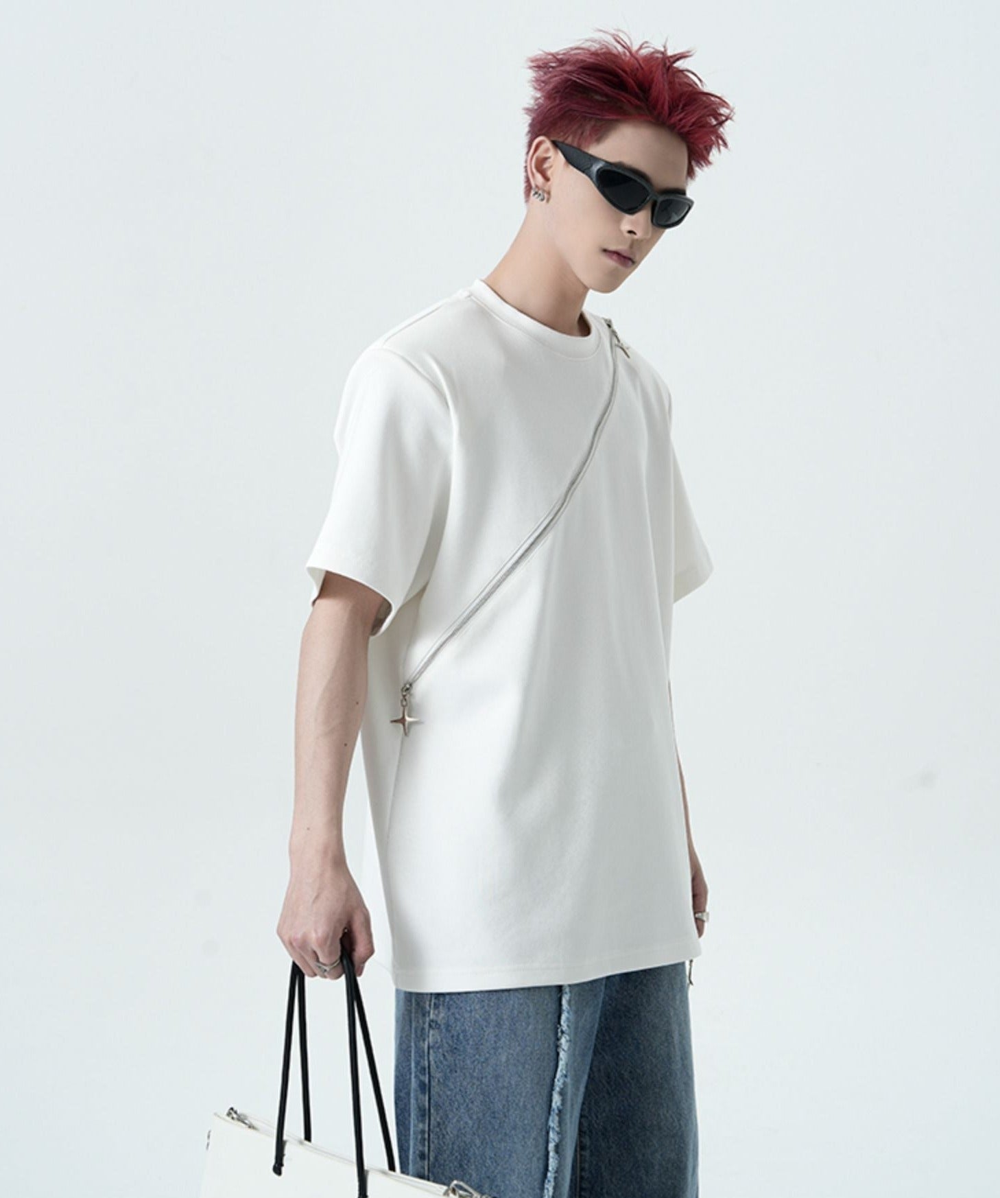 Deconstructed Zipper Tee - COPPING THREADS - CT Select