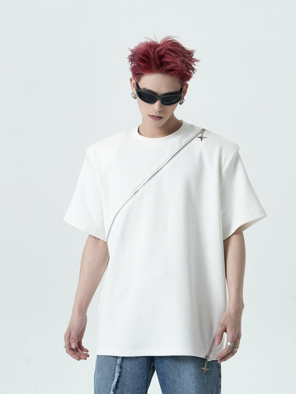 Deconstructed Zipper Tee - COPPING THREADS - CT Select
