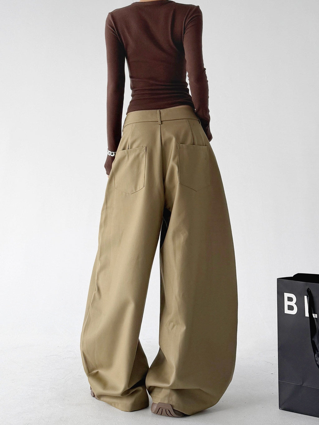 Deep-Pleat Tailored Wide-Leg Pants - CT778 - COPPING THREADS - CT ORIGINALS