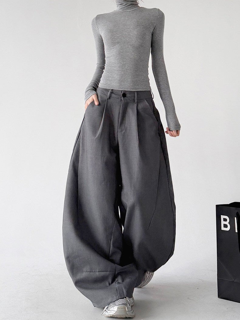 Deep-Pleat Tailored Wide-Leg Pants - CT778 - COPPING THREADS - CT ORIGINALS