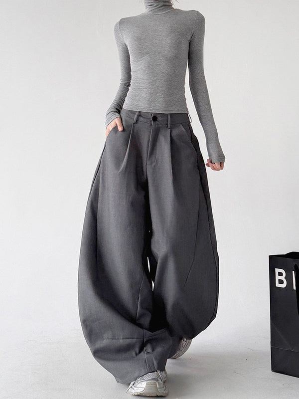 Deep-Pleat Tailored Wide-Leg Pants - CT778 - COPPING THREADS - CT ORIGINALS