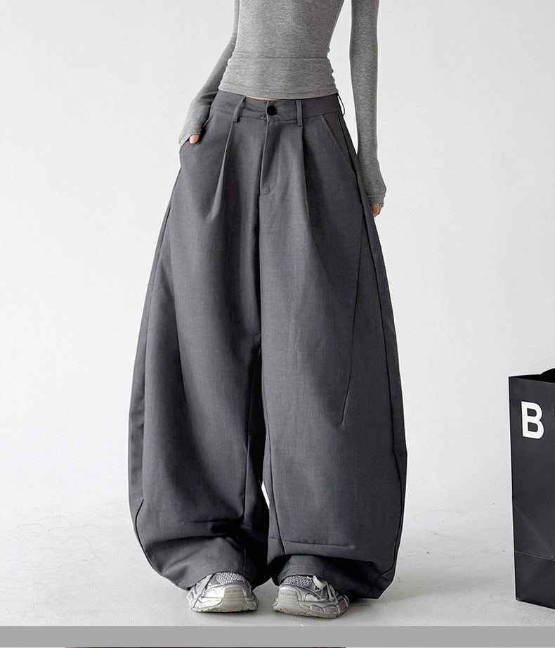 Deep-Pleat Tailored Wide-Leg Pants - CT778 - COPPING THREADS - CT ORIGINALS
