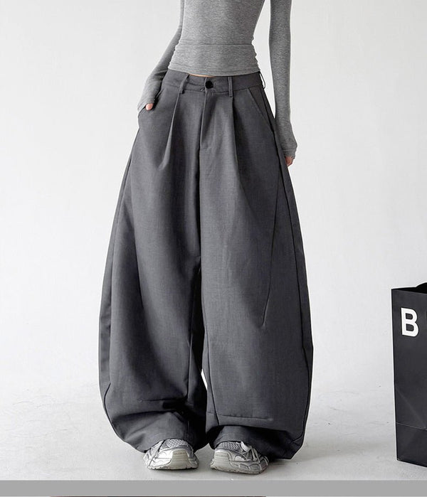 Deep-Pleat Tailored Wide-Leg Pants - CT778 - COPPING THREADS - CT ORIGINALS