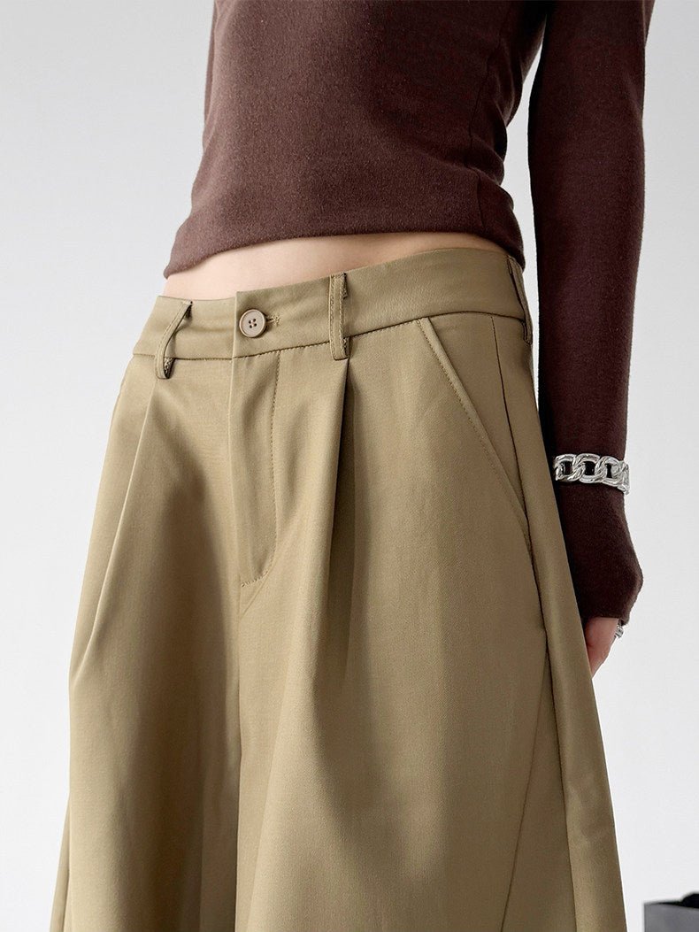 Deep-Pleat Tailored Wide-Leg Pants - CT778 - COPPING THREADS - CT ORIGINALS