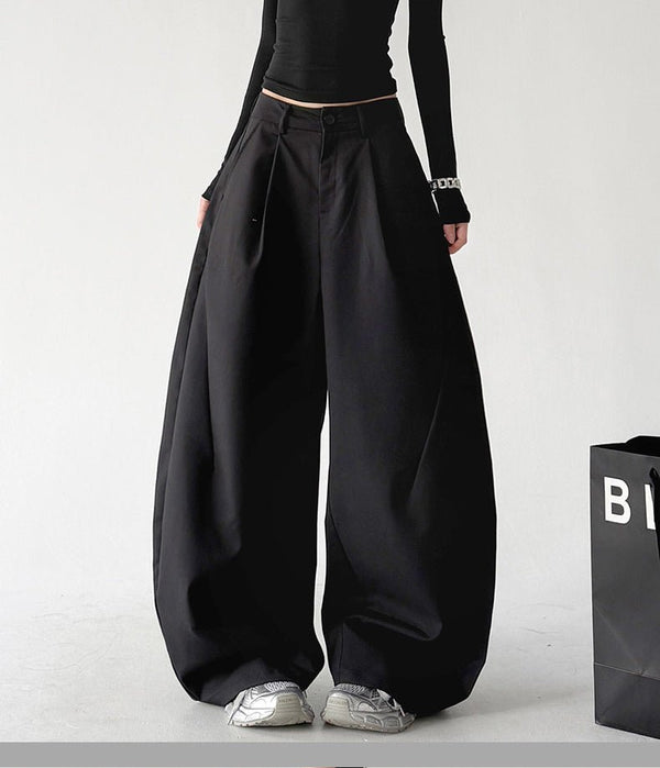 Deep-Pleat Tailored Wide-Leg Pants - CT778 - COPPING THREADS - CT ORIGINALS
