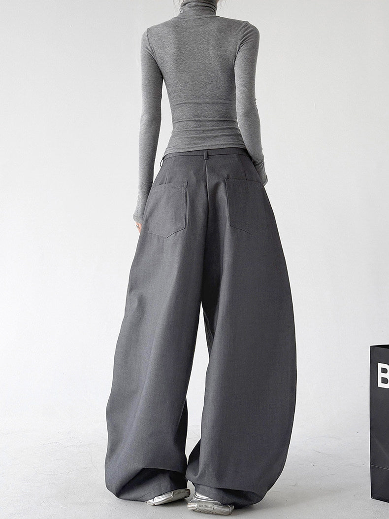 Deep-Pleat Tailored Wide-Leg Pants - CT778 - COPPING THREADS - CT ORIGINALS