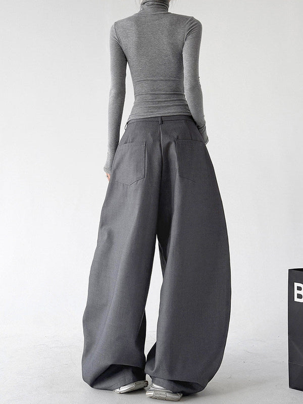 Deep-Pleat Tailored Wide-Leg Pants - CT778 - COPPING THREADS - CT ORIGINALS