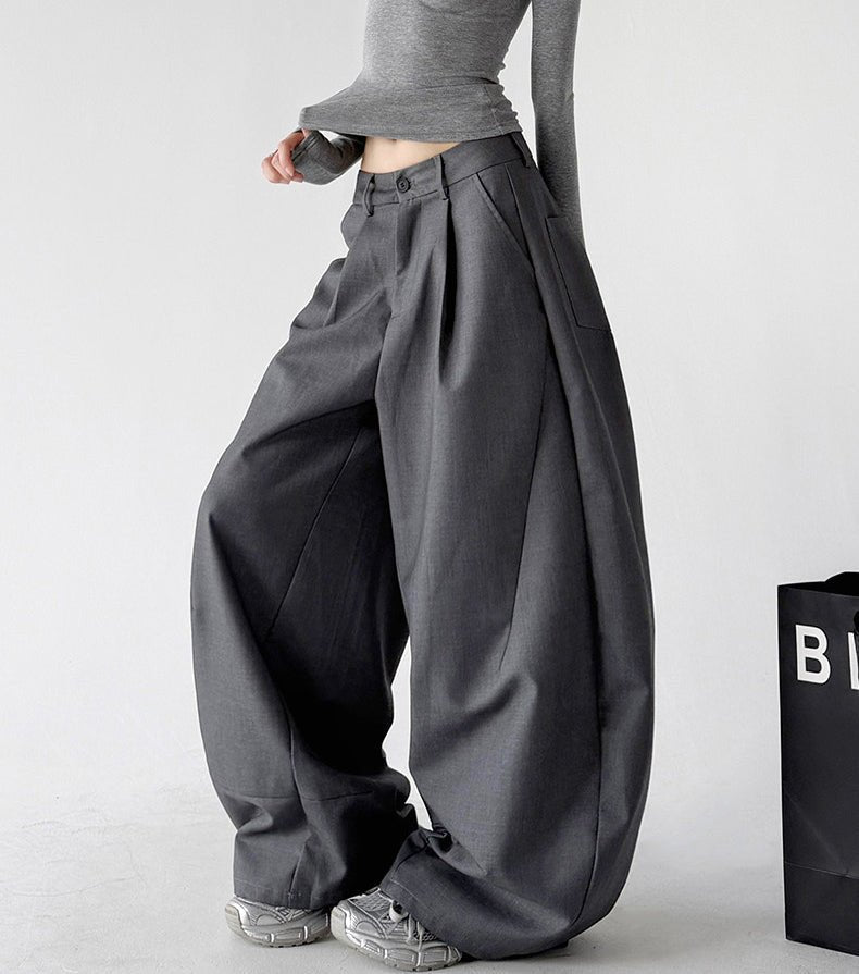 Deep-Pleat Tailored Wide-Leg Pants - CT778 - COPPING THREADS - CT ORIGINALS