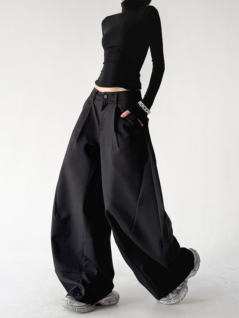 Deep-Pleat Tailored Wide-Leg Pants - CT778 - COPPING THREADS - CT ORIGINALS