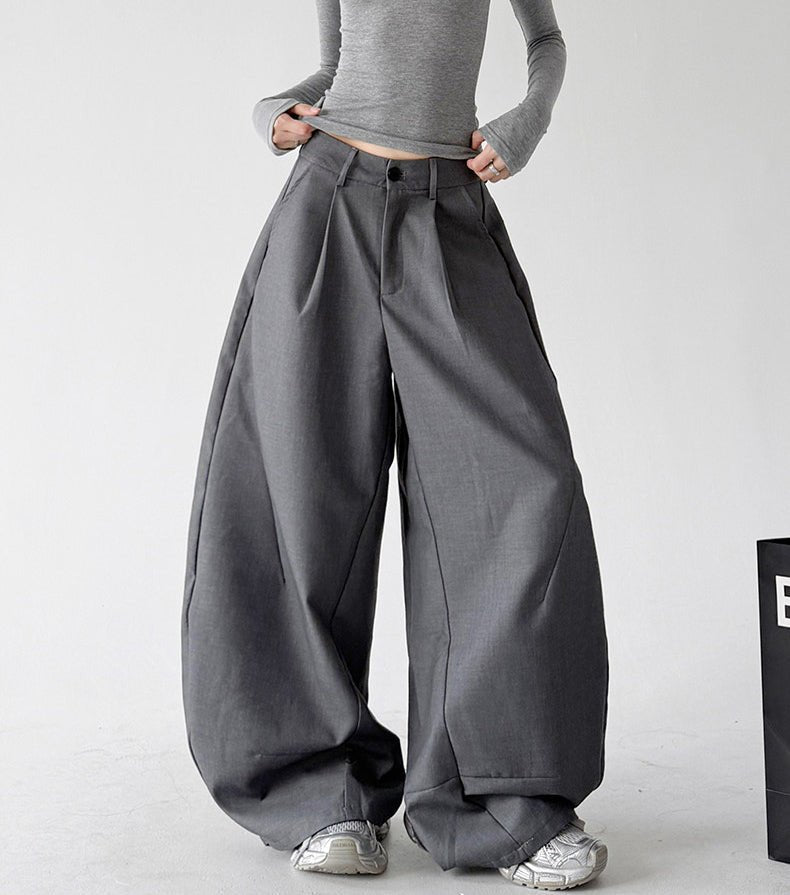 Deep-Pleat Tailored Wide-Leg Pants - CT778 - COPPING THREADS - CT ORIGINALS