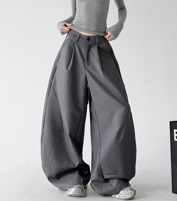 Deep-Pleat Tailored Wide-Leg Pants - CT778 - COPPING THREADS - CT ORIGINALS