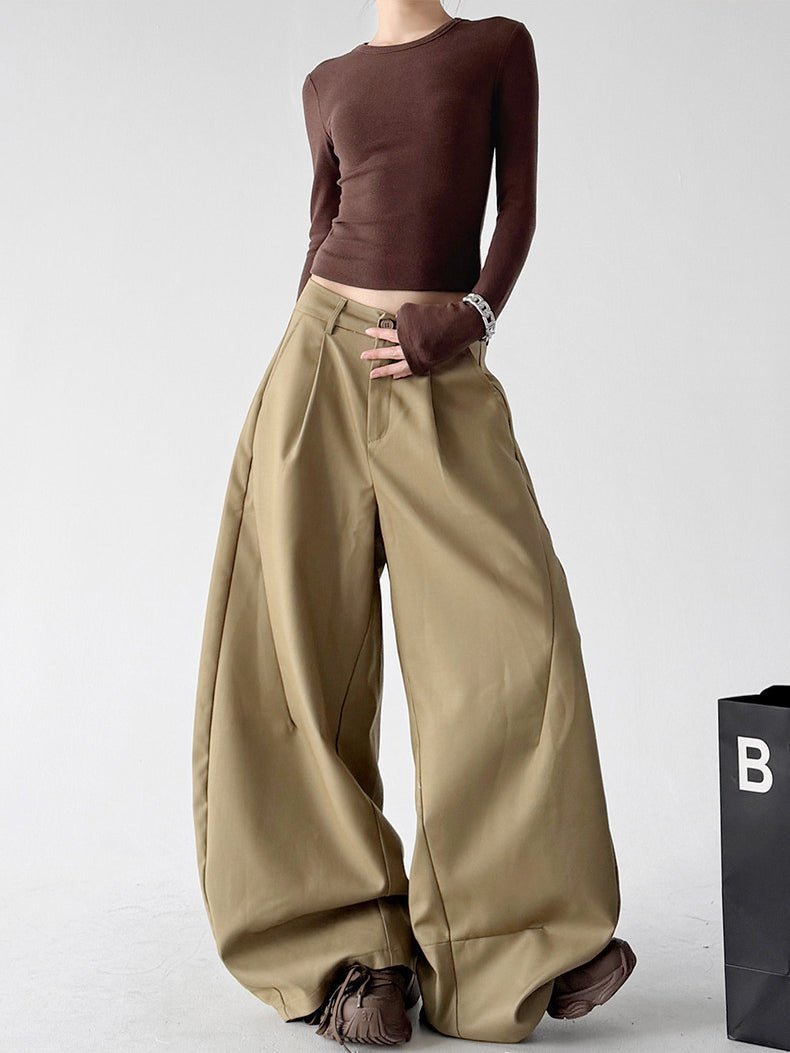 Deep-Pleat Tailored Wide-Leg Pants - CT778 - COPPING THREADS - CT ORIGINALS