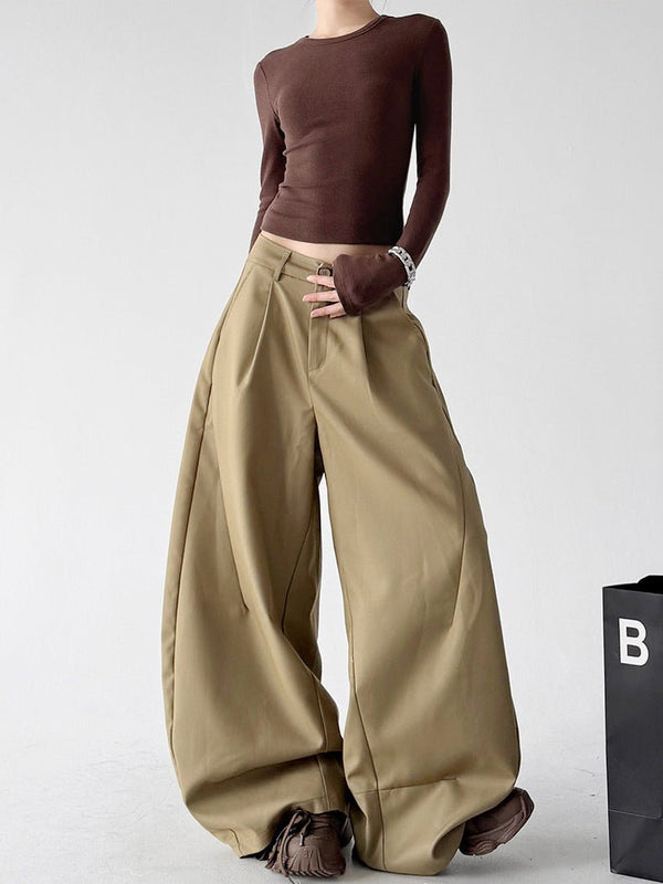 Deep-Pleat Tailored Wide-Leg Pants - CT778 - COPPING THREADS - CT ORIGINALS