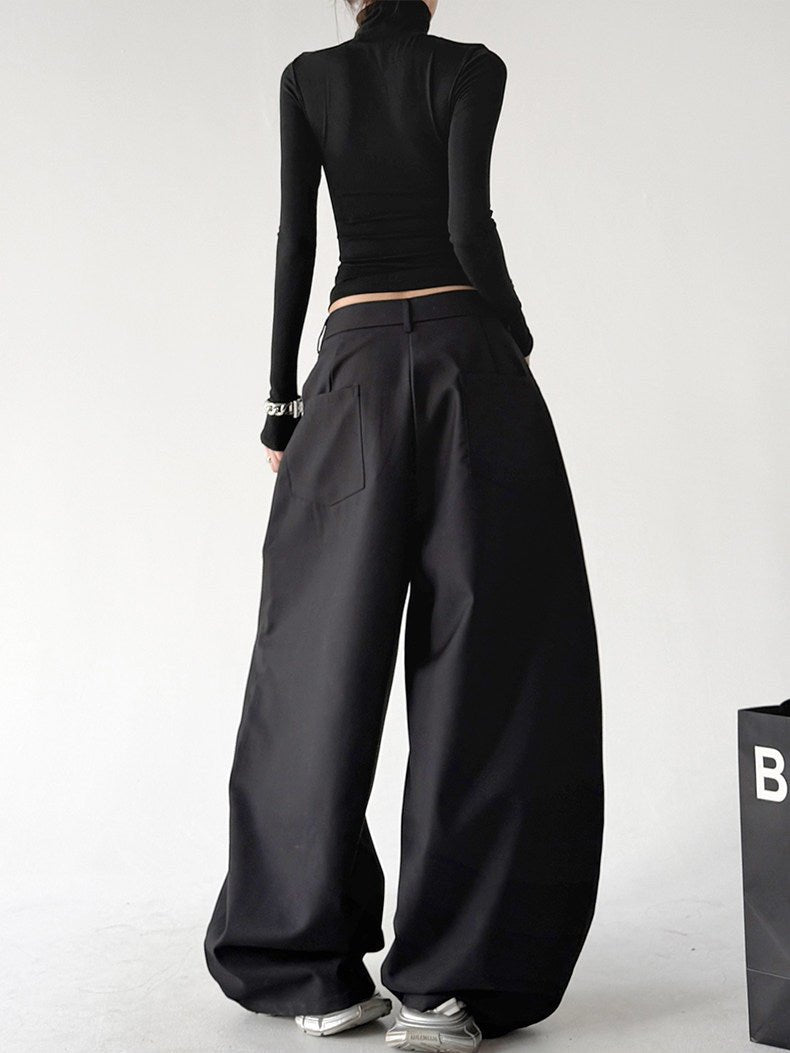 Deep-Pleat Tailored Wide-Leg Pants - CT778 - COPPING THREADS - CT ORIGINALS