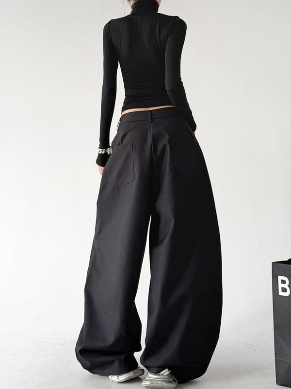 Deep-Pleat Tailored Wide-Leg Pants - CT778 - COPPING THREADS - CT ORIGINALS
