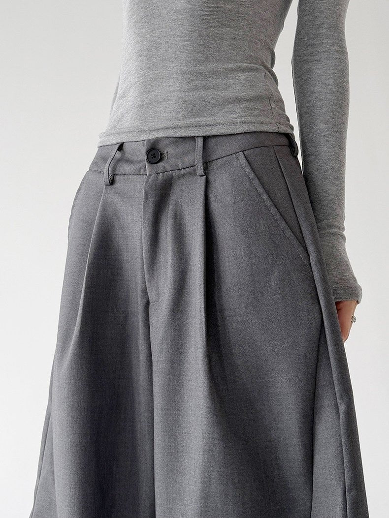 Deep-Pleat Tailored Wide-Leg Pants - CT778 - COPPING THREADS - CT ORIGINALS