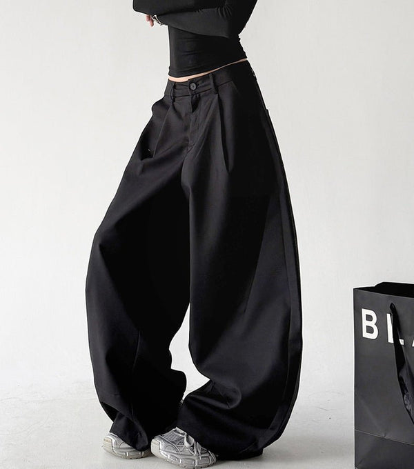 Deep-Pleat Tailored Wide-Leg Pants - CT778 - COPPING THREADS - CT ORIGINALS