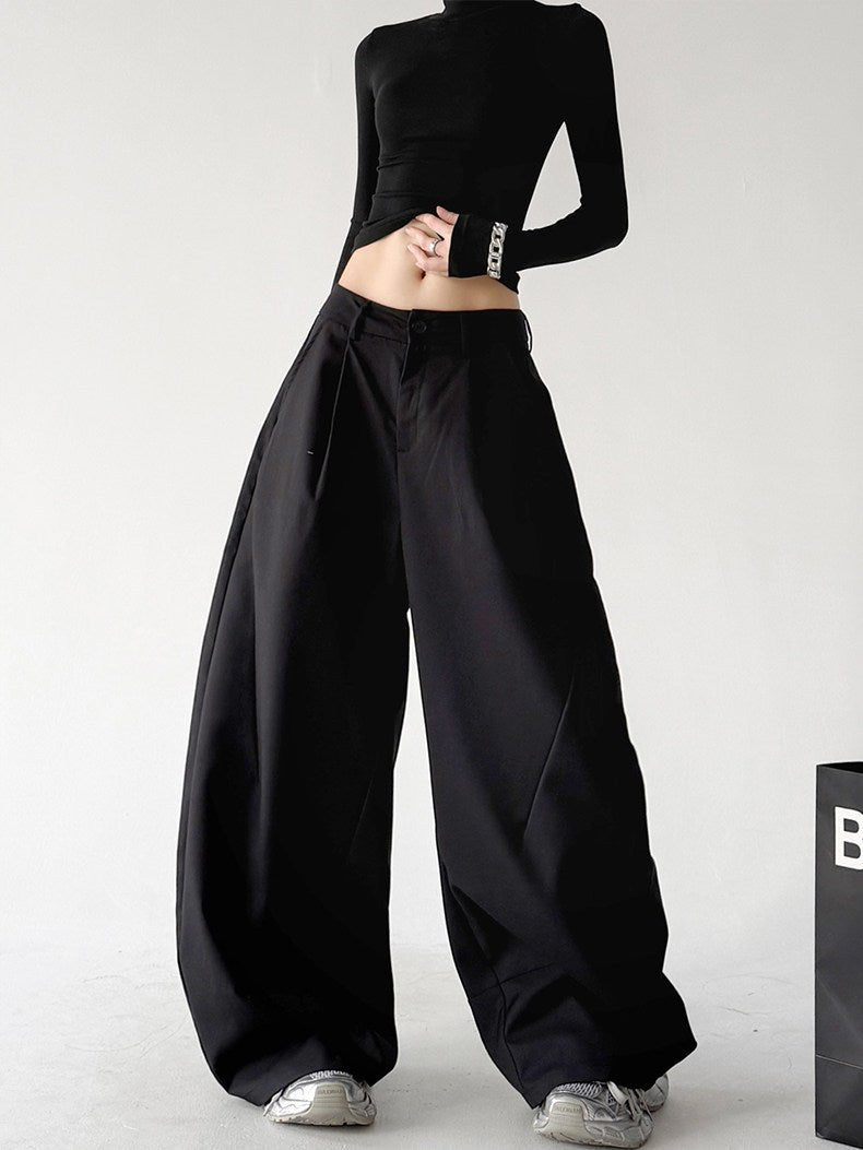Deep-Pleat Tailored Wide-Leg Pants - CT778 - COPPING THREADS - CT ORIGINALS