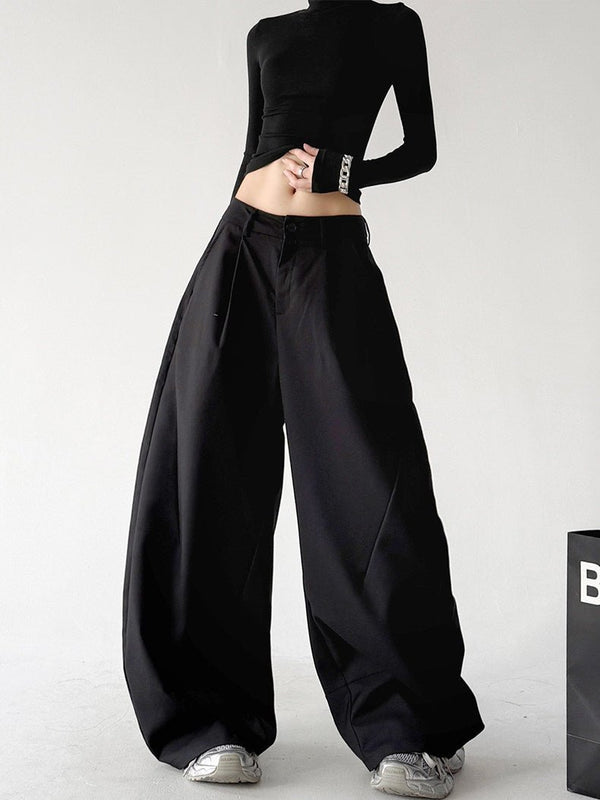 Deep-Pleat Tailored Wide-Leg Pants - CT778 - COPPING THREADS - CT ORIGINALS
