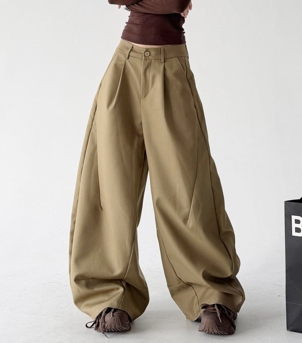Deep-Pleat Tailored Wide-Leg Pants - CT778 - COPPING THREADS - CT ORIGINALS