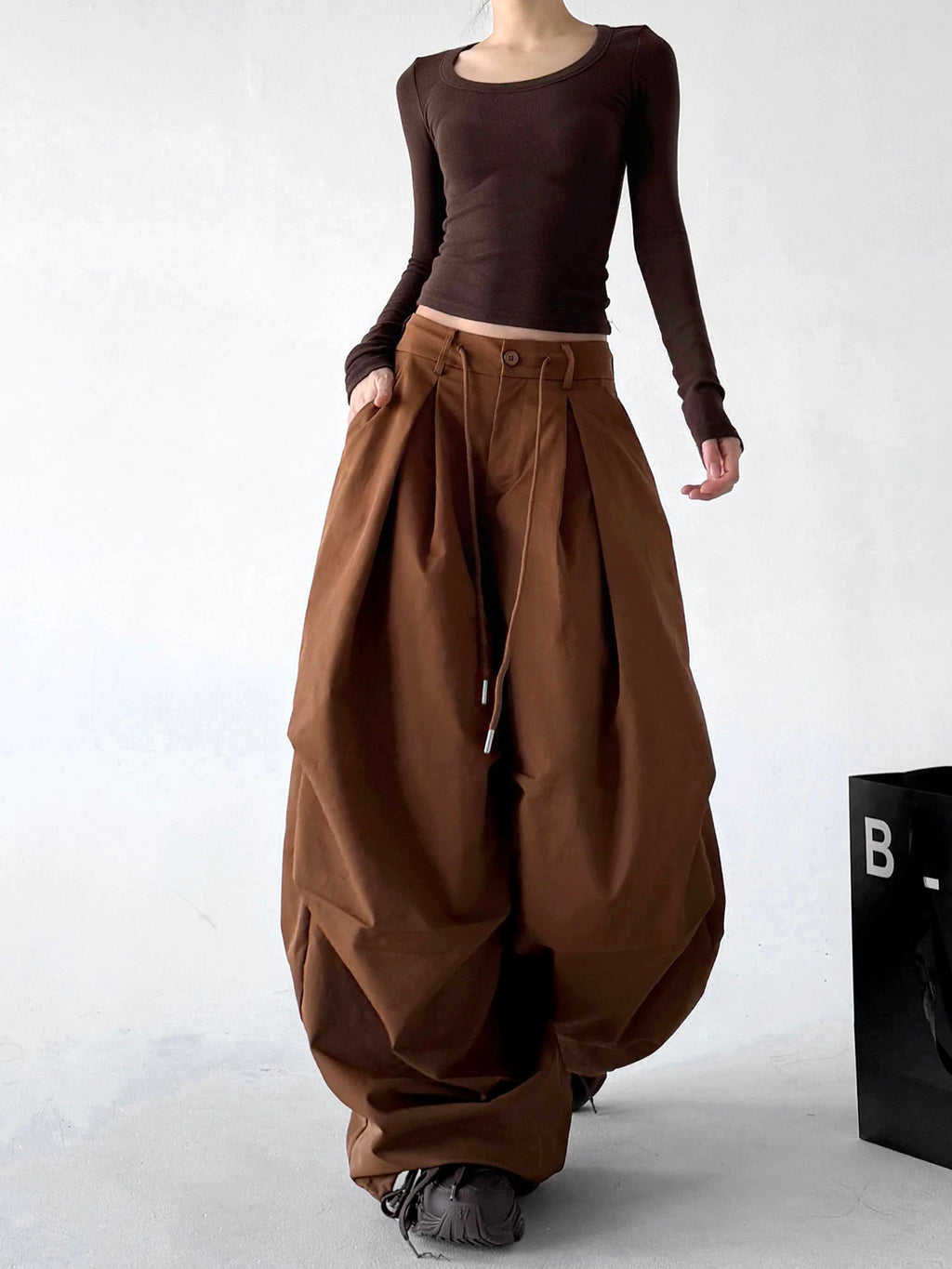 Deep-Pleat Wide-Leg Pants - COPPING THREADS - CT ORIGINALS