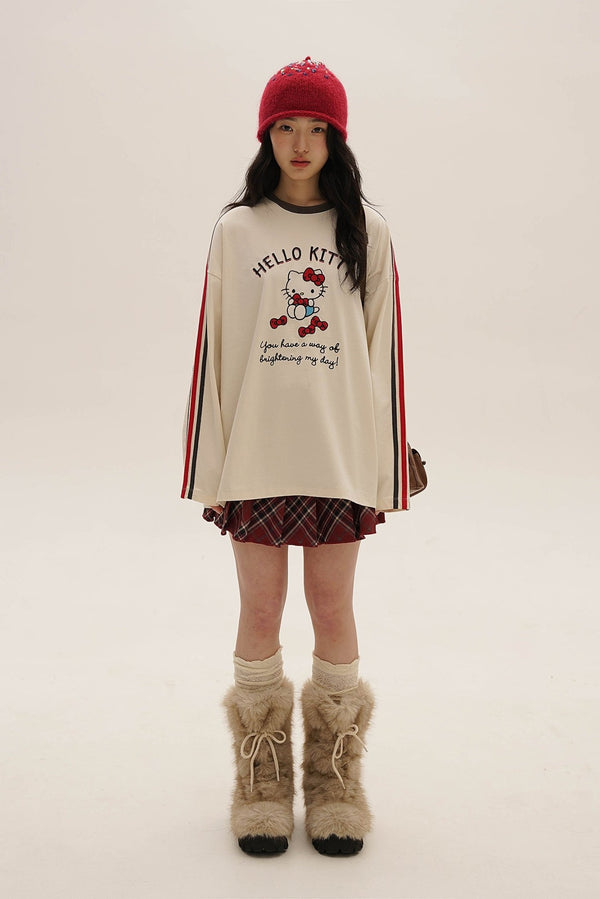 Denim Belted Plaid Pleated Skirt - COPPING THREADS - MOROMORO