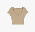 "Desert Nomad" Cropped U - Neck Tee & Wrinkle Texture Parachute Pants Set - COPPING THREADS - LulusMiracle