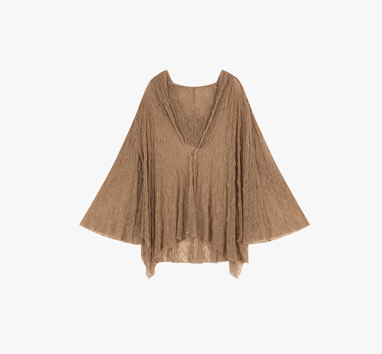 "Desert Nomad" Cropped U - Neck Tee & Wrinkle Texture Parachute Pants Set - COPPING THREADS - LulusMiracle