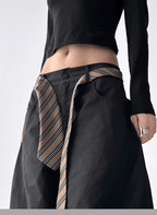 Detachable Belt High Waist Wide - Leg Cargo Pants - COPPING THREADS - CT Select