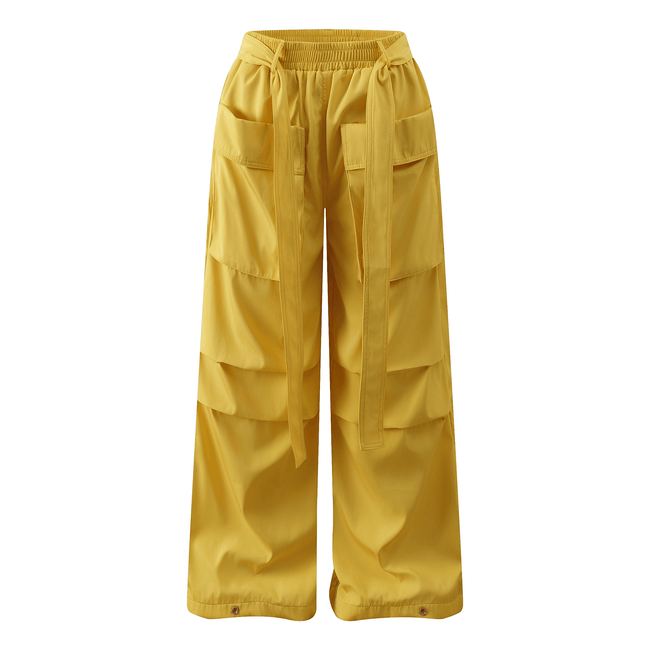 Detachable Belt Oversized Pocket Cargo Pants - COPPING THREADS - CT Select Hover Image