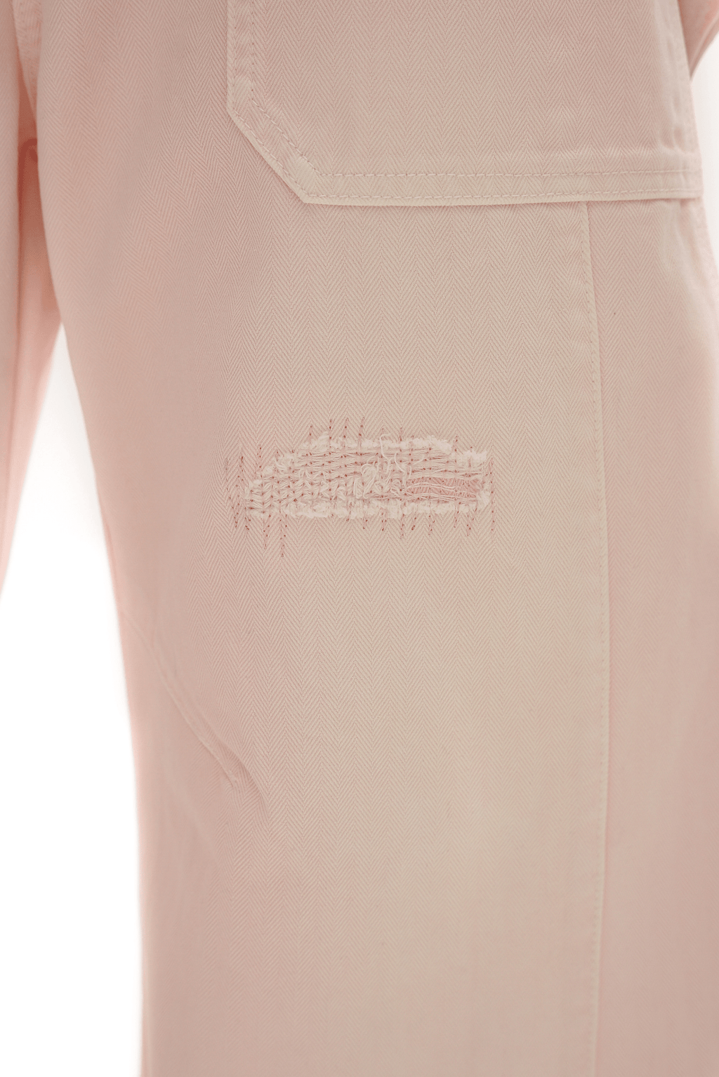 Detachable Drawstring Peach Pink Wide - Leg Pants - COPPING THREADS - MOROMORO