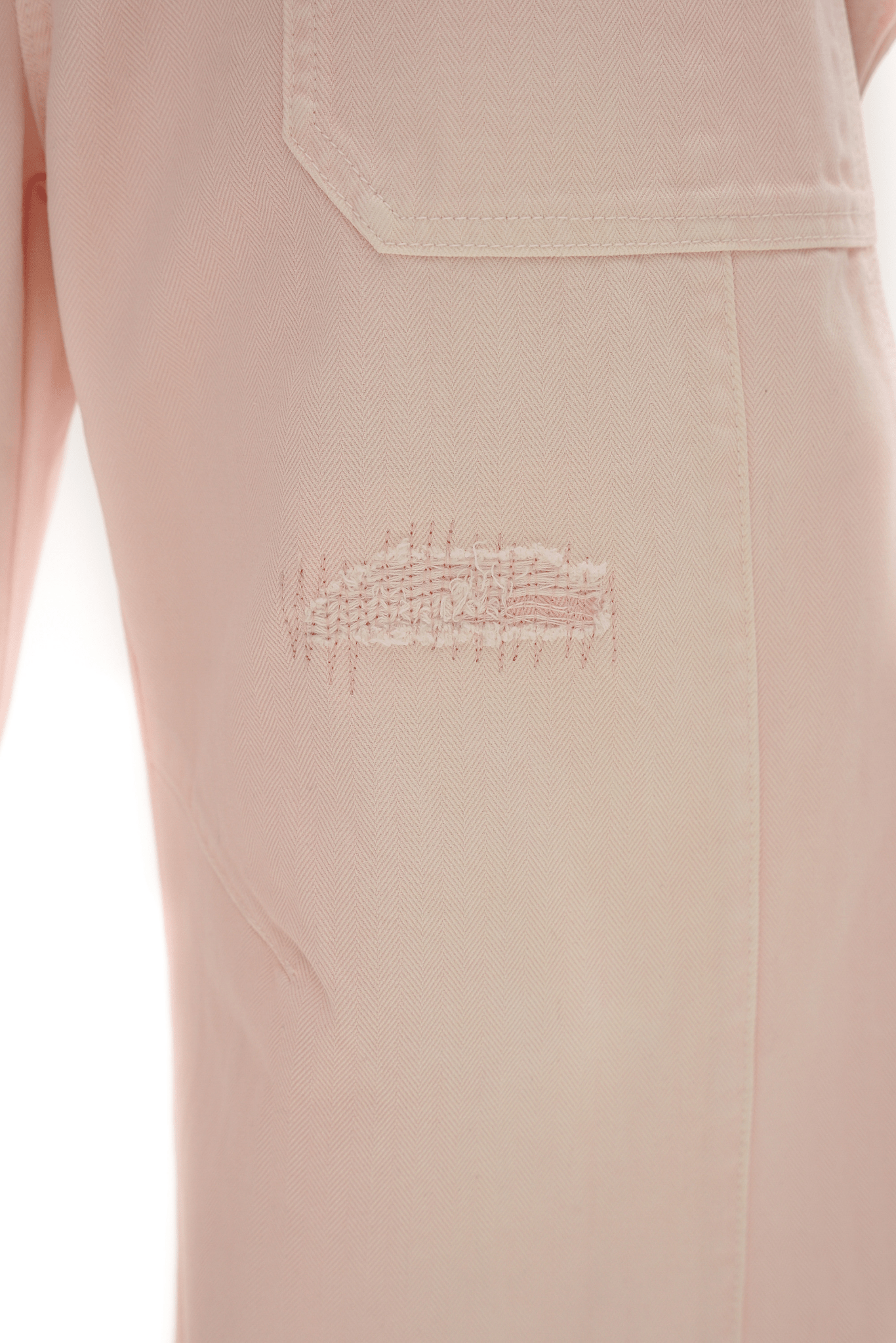 Detachable Drawstring Peach Pink Wide - Leg Pants - COPPING THREADS - MOROMORO