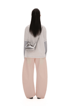 Detachable Drawstring Peach Pink Wide - Leg Pants - COPPING THREADS - MOROMORO