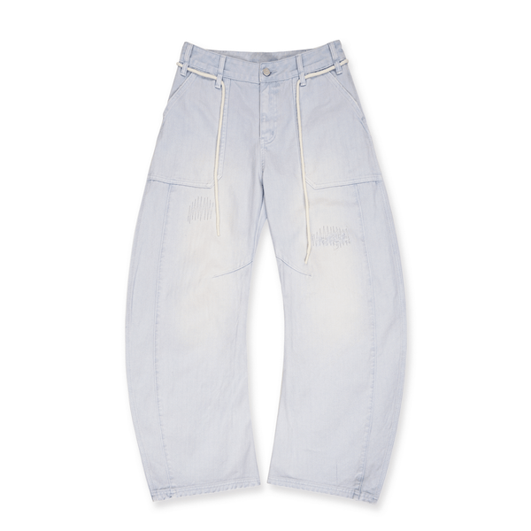 Detachable Rope Vintage Distressed Wide - Leg Pants - COPPING THREADS - MOROMORO