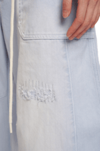 Detachable Rope Vintage Distressed Wide - Leg Pants - COPPING THREADS - MOROMORO