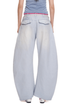 Detachable Rope Vintage Distressed Wide - Leg Pants - COPPING THREADS - MOROMORO