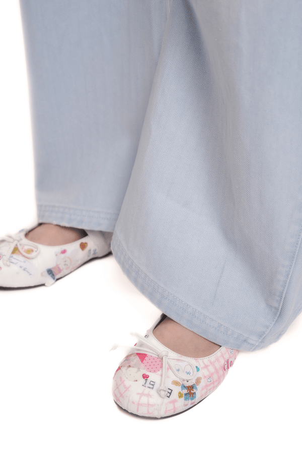 Detachable Rope Vintage Distressed Wide - Leg Pants - COPPING THREADS - MOROMORO