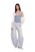 Detachable Rope Vintage Distressed Wide - Leg Pants - COPPING THREADS - MOROMORO