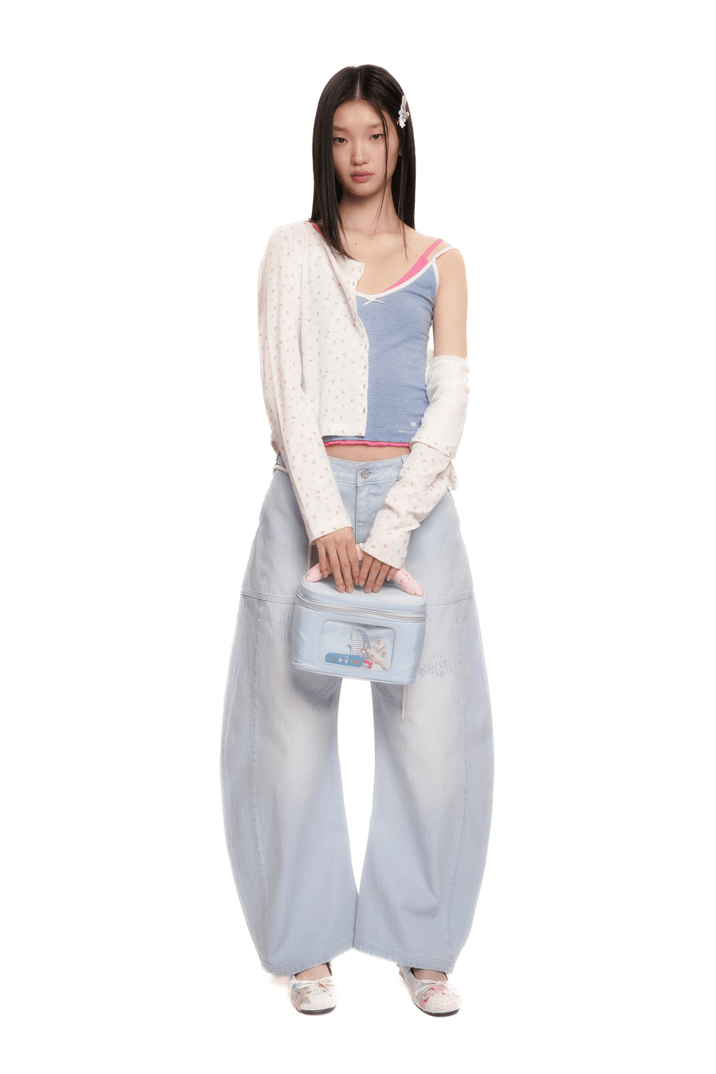 Detachable Rope Vintage Distressed Wide - Leg Pants - COPPING THREADS - MOROMORO