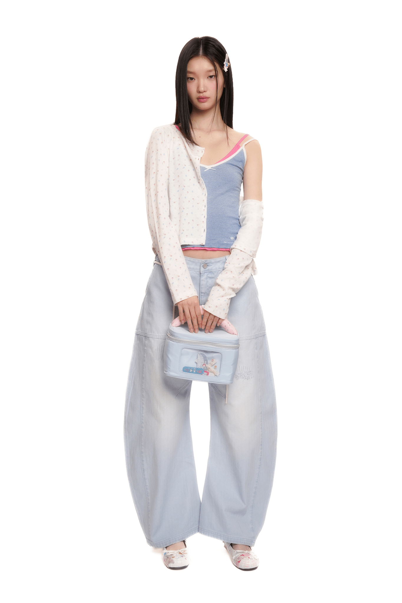 Detachable Rope Vintage Distressed Wide - Leg Pants - COPPING THREADS - MOROMORO