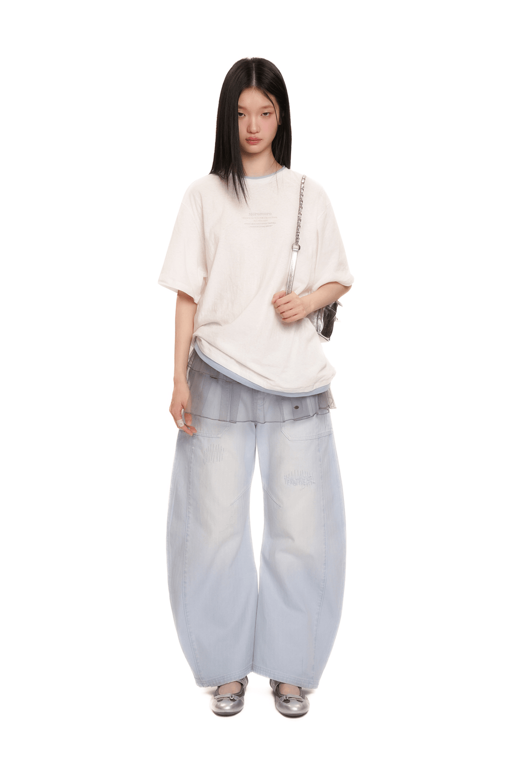 Detachable Rope Vintage Distressed Wide - Leg Pants - COPPING THREADS - MOROMORO