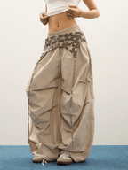 Detachable Skirt Flap Layered Wide - Leg Pants - COPPING THREADS - CT Select