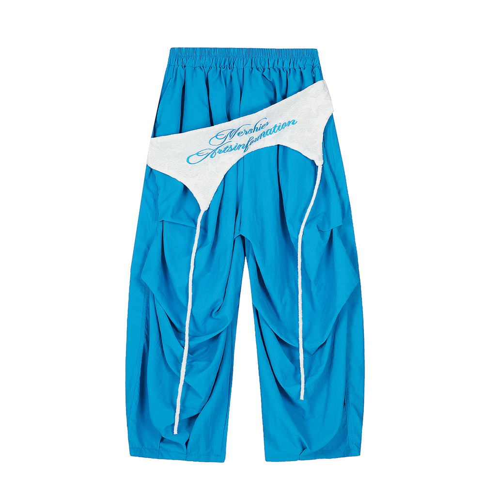 Detachable Skirt Flap Layered Wide - Leg Pants - COPPING THREADS - CT Select