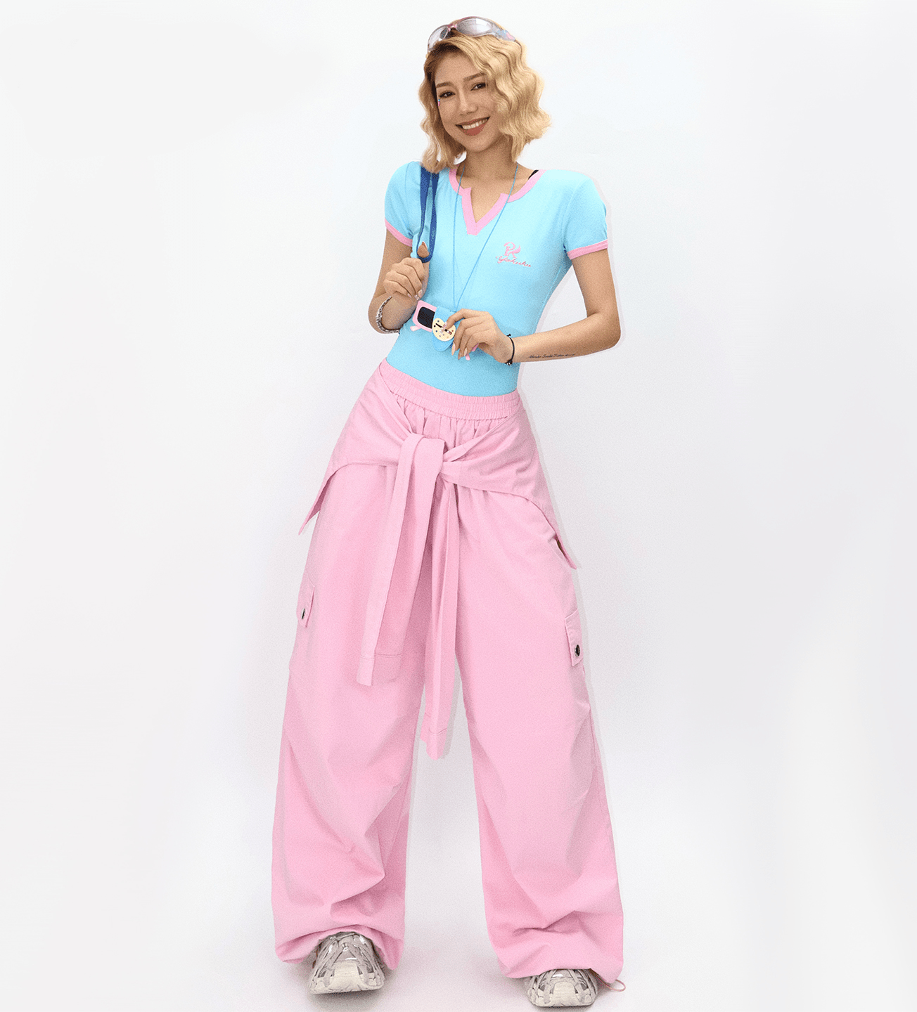 Detachable Tie - Waist Cargo Pants - COPPING THREADS - Yokuku